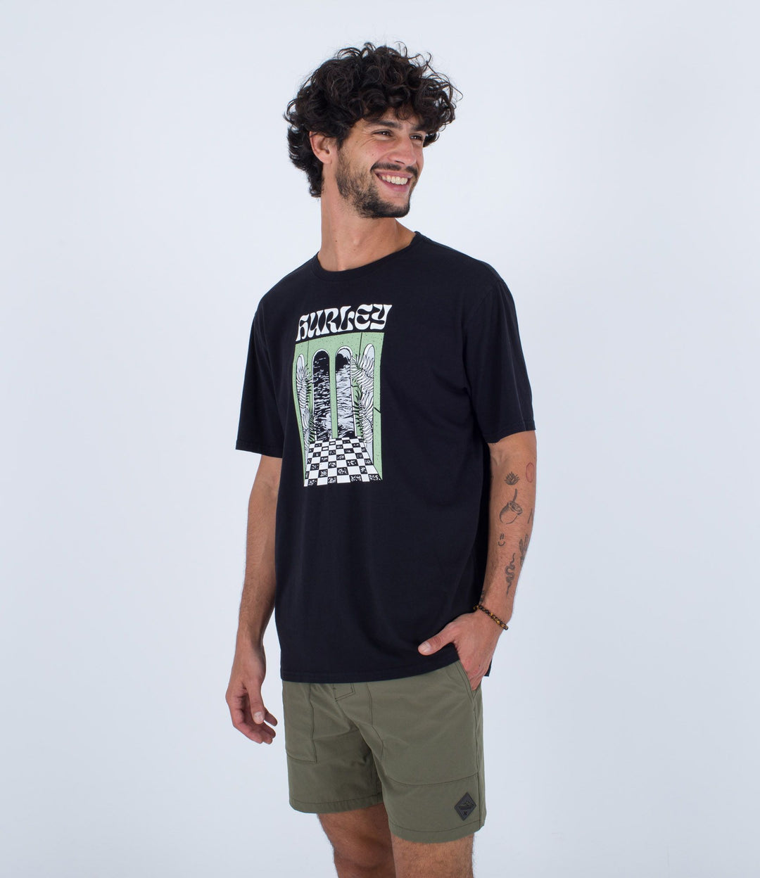 T Shirt Hurley short sleeve -Vision art series 