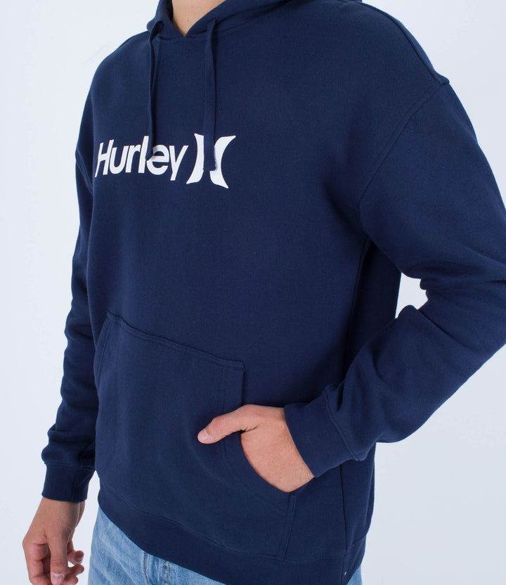 Hurley Hoodie men hooded sweatshirt - O&O Solid Core Obsidian 