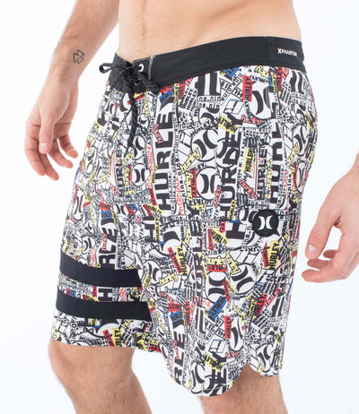 HURLEY BOARDSHORT 18" men - PHANTOM-eco 25th S1 block party 