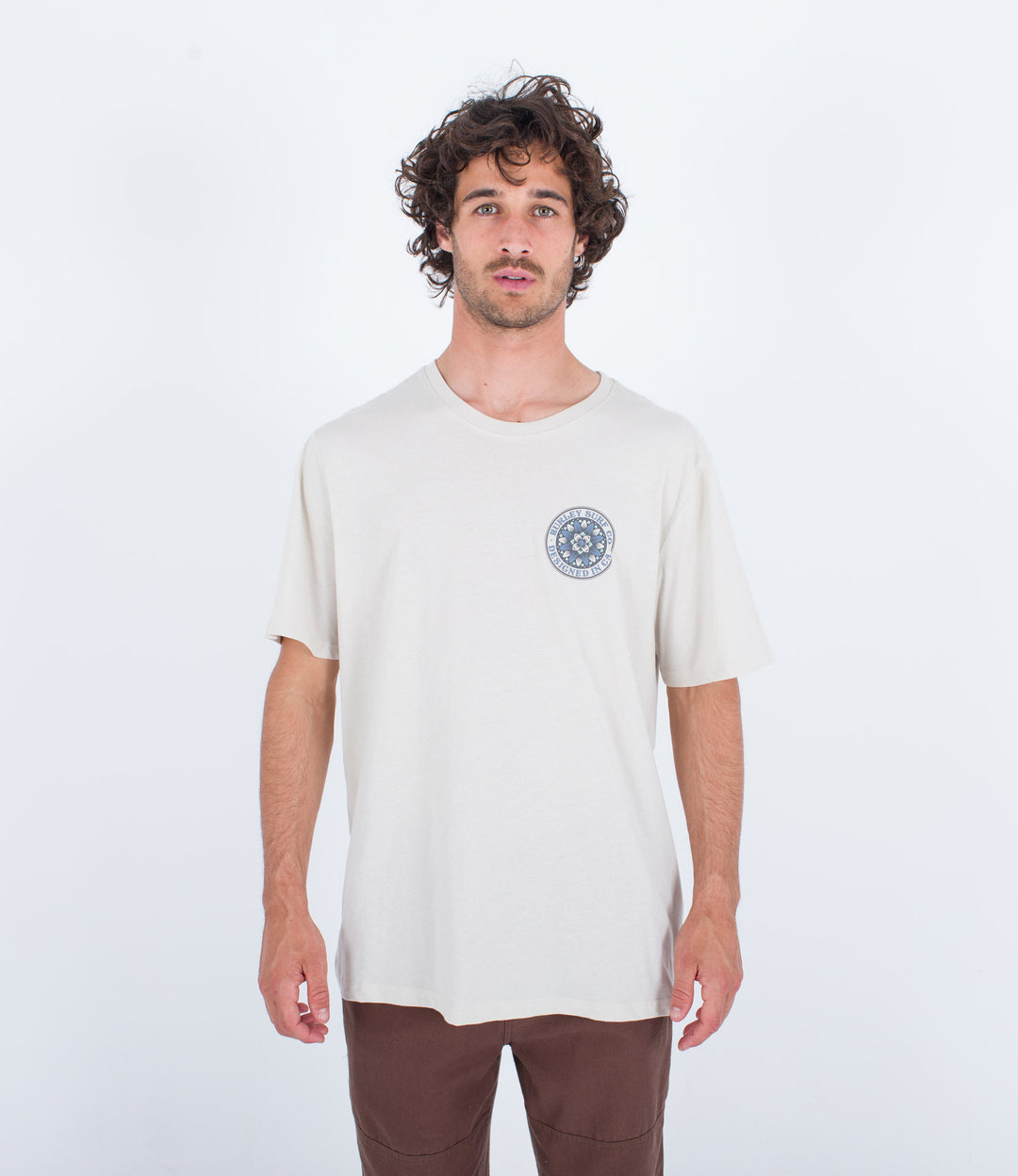 T Shirt Hurley short sleeve - EVD pedals bone 