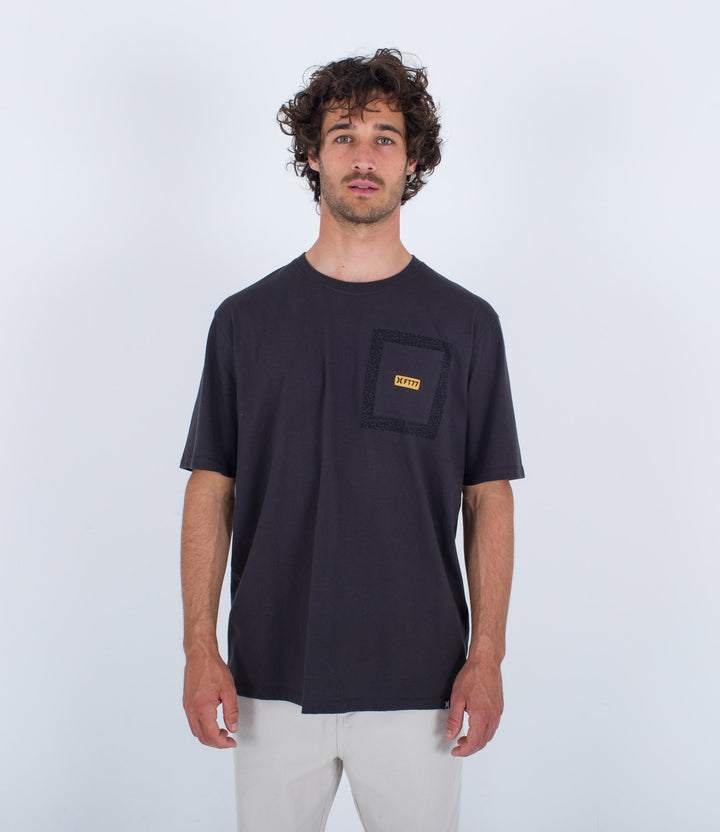 T Shirt Hurley short sleeve - M TOLEDO POCKET SS TEE BLACK 