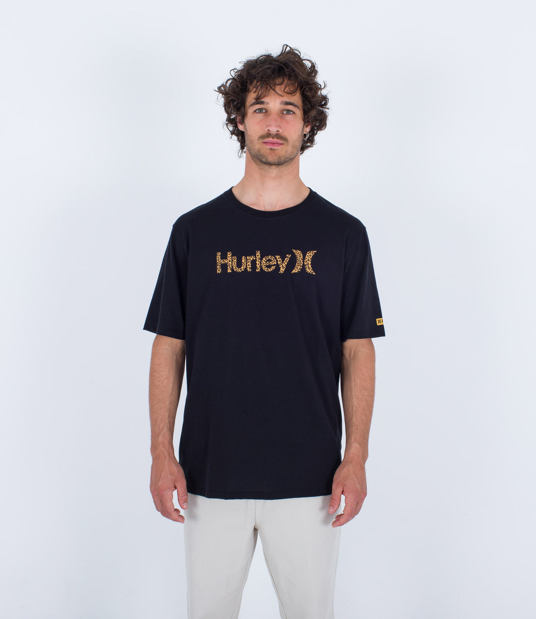 T Shirt Hurley short sleeve - M TOLEDO O&O SS TEE BLACK 