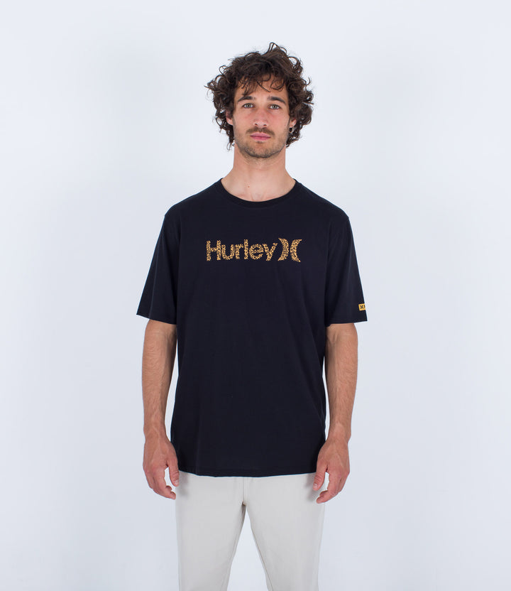 T Shirt Hurley short sleeve - M TOLEDO O&O SS TEE BLACK 