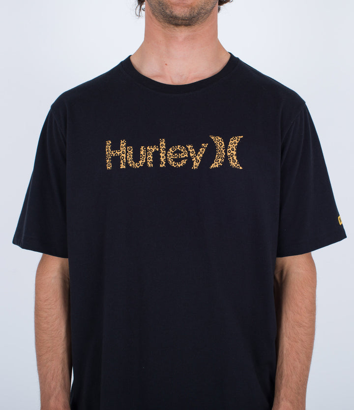 T Shirt Hurley short sleeve - M TOLEDO O&O SS TEE BLACK 