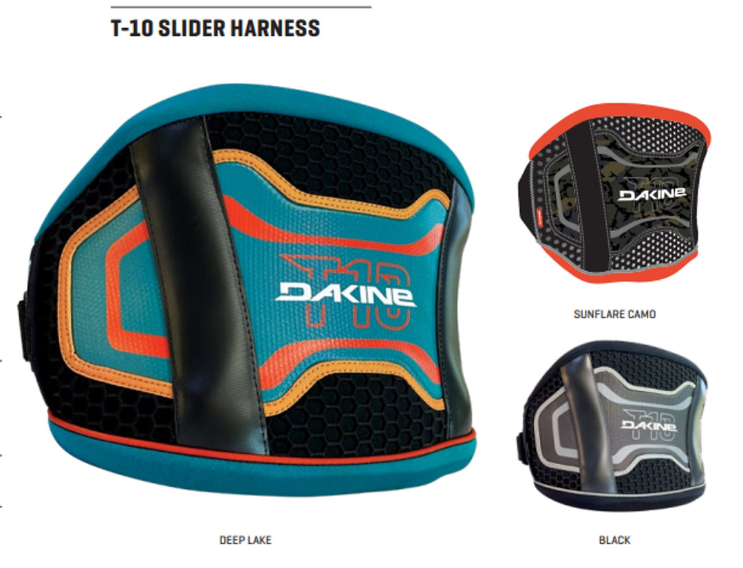 Harness DAKINE T-10 SLIDER HARNESS CLASSIC 2023 hook included Black 