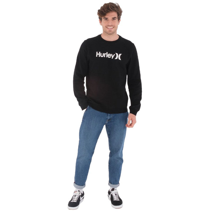 Hurley Sweatshirt crew neck men - O&O Black 