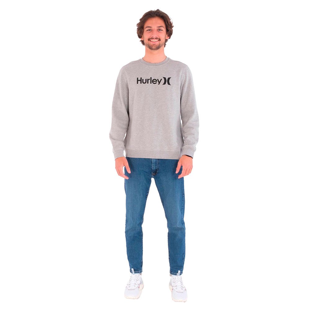 Hurley Sweatshirt crew neck men - O&O Grey 