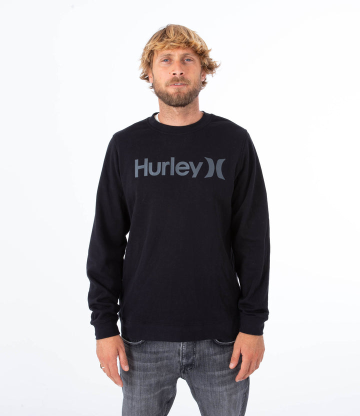 Hurley Sweatshirt crew neck men - O&O Black G 