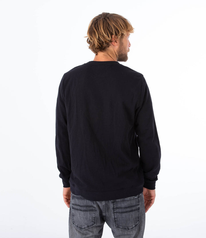 Hurley Sweatshirt crew neck men - O&O Black G 