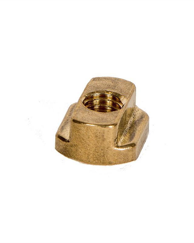 Brass T-Nut Mast base in brass Slider Brass T-Nut (8mm) Set of 3 