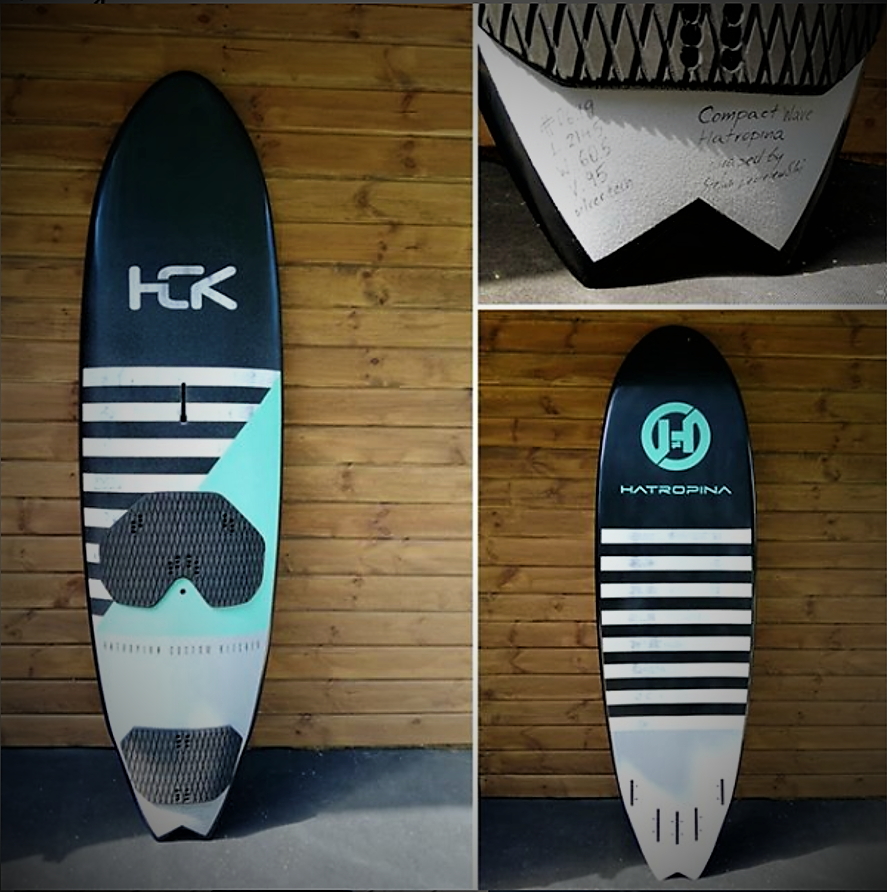 HCK Hatropina Custom Boards Compact "MASSIVE WAVE" V1 Multifin