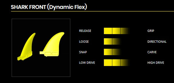 Fin K4 SHARK FRONT (Dynamic Flex) 