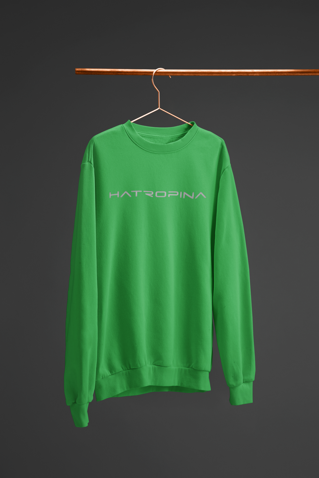 Light crew neck sweatshirt Hatropina unisex brushed VM 