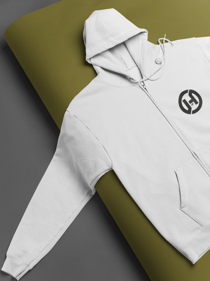 Hatropina unisex zip hoodie with W Logo Team 