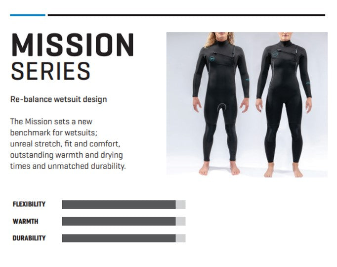 DIVE SUIT DAKINE MISSION CHEST ZIP FULL SUIT 5/4/3 mm 