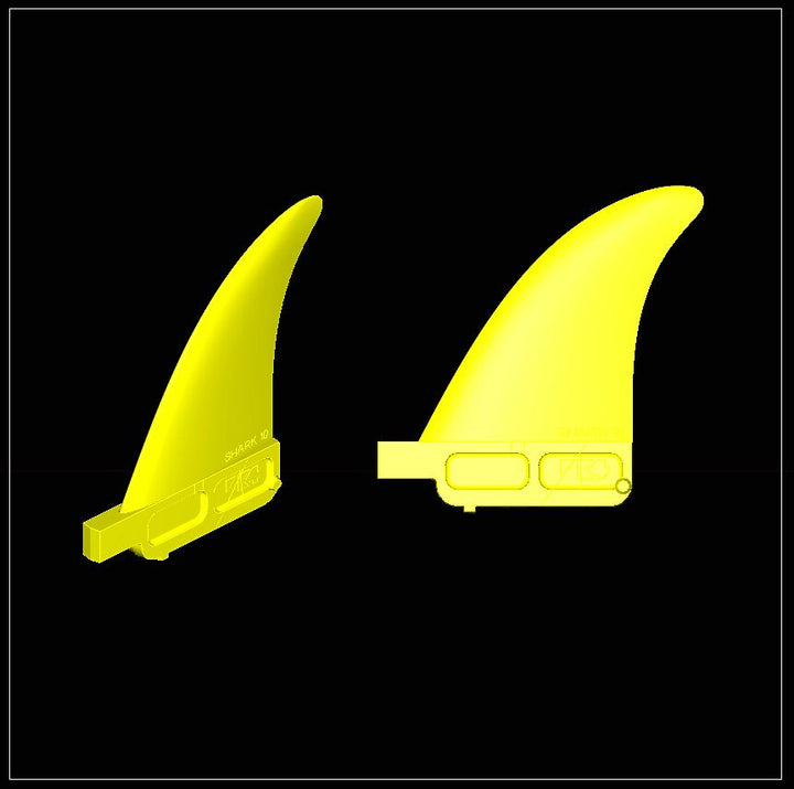 Fin K4 SHARKII FRONT (Super Stiff) 